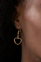Load image into Gallery viewer, Paparazzi Hearty Hearts - Gold - VENDOR _NAME - Sassy Sparkles $5 Jewelry
