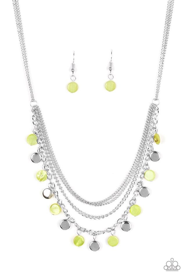 Paparazzi Beach Flavor - Green - VENDOR _NAME - Sassy Sparkles $5 Jewelry
