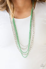 Load image into Gallery viewer, Paparazzi Industrial Vibrance - Green - VENDOR _NAME - Sassy Sparkles $5 Jewelry
