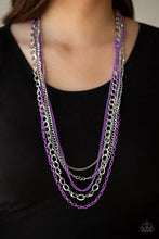 Load image into Gallery viewer, Paparazzi Industrial Vibrance - Purple - VENDOR _NAME - Sassy Sparkles $5 Jewelry
