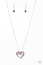 Load image into Gallery viewer, Paparazzi Heart To Heartthrob - Red - VENDOR _NAME - Sassy Sparkles $5 Jewelry
