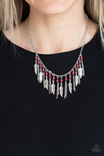 Load image into Gallery viewer, Feathered Ferocity - Red freeshipping - Sassy Sparkles $5 Jewelry
