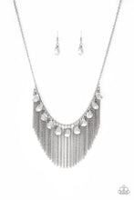 Load image into Gallery viewer, Paparazzi Bragging Rights - Silver - VENDOR _NAME - Sassy Sparkles $5 Jewelry
