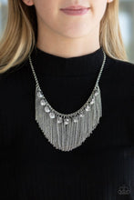 Load image into Gallery viewer, Paparazzi Bragging Rights - Silver - VENDOR _NAME - Sassy Sparkles $5 Jewelry
