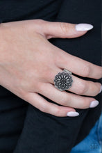 Load image into Gallery viewer, Paparazzi Desert Sunflower - Silver - VENDOR _NAME - Sassy Sparkles $5 Jewelry
