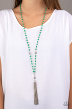 Load image into Gallery viewer, Tassel Takeover - Green freeshipping - Sassy Sparkles $5 Jewelry
