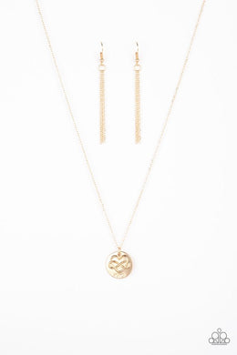 Paparazzi Home Is Where Mom Is - Gold - VENDOR _NAME - Sassy Sparkles $5 Jewelry