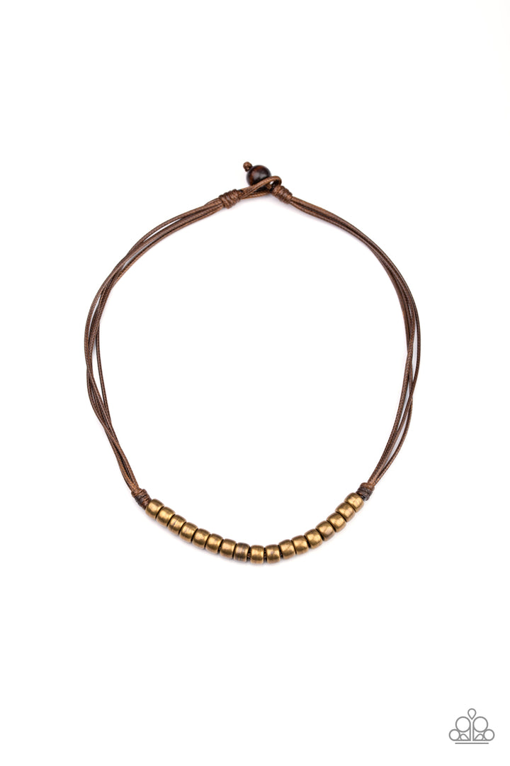 Paparazzi On The Treasure Hunt - Brown - VENDOR _NAME - Sassy Sparkles $5 Jewelry