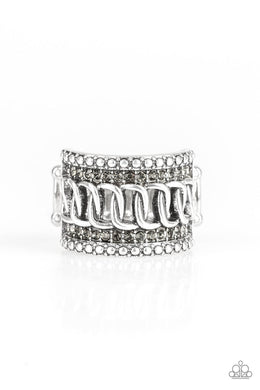 Paparazzi Out For The Count - Silver - VENDOR _NAME - Sassy Sparkles $5 Jewelry