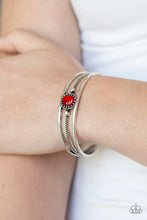 Load image into Gallery viewer, Paparazzi Top Of The Pop Charts - Red - VENDOR _NAME - Sassy Sparkles $5 Jewelry
