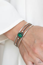 Load image into Gallery viewer, Paparazzi Top Of The Pop Charts - Green - VENDOR _NAME - Sassy Sparkles $5 Jewelry
