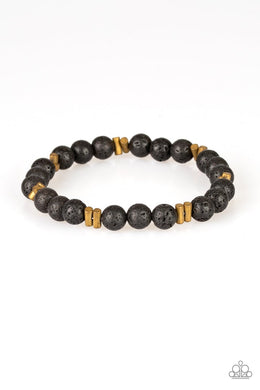 Paparazzi Renewed - Brass - VENDOR _NAME - Sassy Sparkles $5 Jewelry