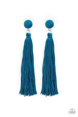 Paparazzi Tightrope Tassel - Blue - VENDOR _NAME - Sassy Sparkles $5 Jewelry