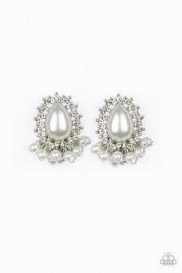 Castle Cameo - White - VENDOR _NAME - Sassy Sparkles $5 Jewelry