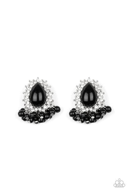 Castle Cameo - Black - VENDOR _NAME - Sassy Sparkles $5 Jewelry