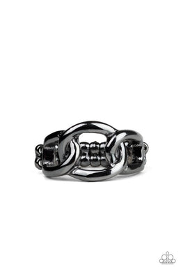 Paparazxi Well Connected - Black - VENDOR _NAME - Sassy Sparkles $5 Jewelry