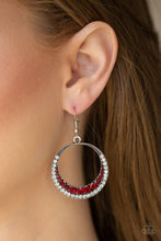 Load image into Gallery viewer, Paparazzi Demanding Dazzle - Red - VENDOR _NAME - Sassy Sparkles $5 Jewelry
