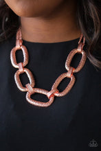 Load image into Gallery viewer, Paparazzi Take Charge - Copper - VENDOR _NAME - Sassy Sparkles $5 Jewelry
