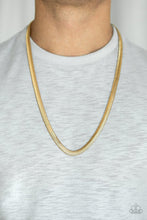 Load image into Gallery viewer, Paparazzi Kingpin - Gold - VENDOR _NAME - Sassy Sparkles $5 Jewelry
