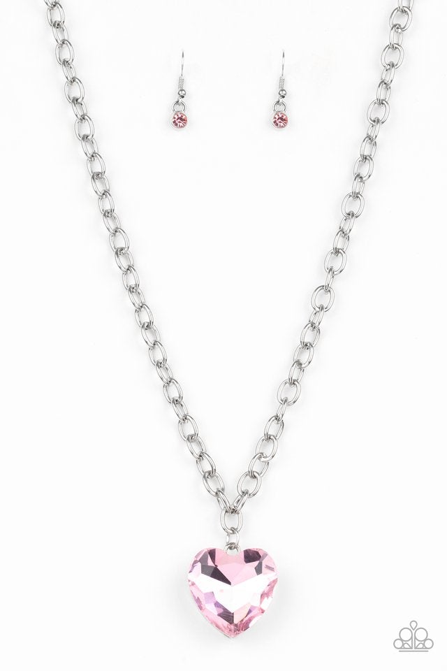 Paparazzi Flirtatiously Flashy - Pink - VENDOR _NAME - Sassy Sparkles $5 Jewelry