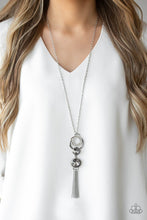 Load image into Gallery viewer, Paparazzi Very-Fort-You-Nate - Silver - VENDOR _NAME - Sassy Sparkles $5 Jewelry
