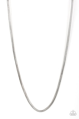 Paparazzi Victory Lap - Silver - VENDOR _NAME - Sassy Sparkles $5 Jewelry
