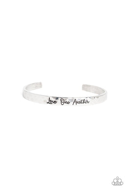 Paparazzi Love One Another - Silver - VENDOR _NAME - Sassy Sparkles $5 Jewelry