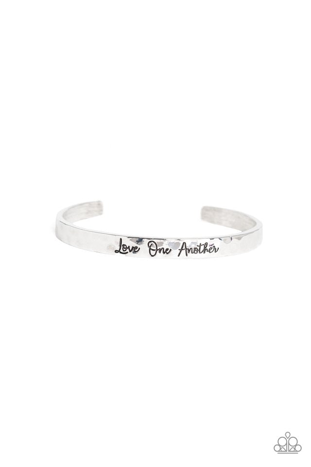 Paparazzi Love One Another - Silver - VENDOR _NAME - Sassy Sparkles $5 Jewelry