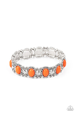 A Piece of Cake - Orange - VENDOR _NAME - Sassy Sparkles $5 Jewelry