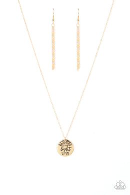 Paparazzi Let Your Light Shine - Gold - VENDOR _NAME - Sassy Sparkles $5 Jewelry