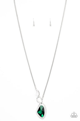 Paparazzi Optical Opulence - Green - VENDOR _NAME - Sassy Sparkles $5 Jewelry