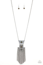 Load image into Gallery viewer, Paparazzi Totem Tassel - Green - VENDOR _NAME - Sassy Sparkles $5 Jewelry
