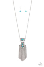 Load image into Gallery viewer, Totem Tassel - Blue freeshipping - Sassy Sparkles $5 Jewelry
