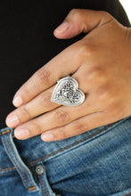 Load image into Gallery viewer, Paparazzi Beloved Bloom - Silver - VENDOR _NAME - Sassy Sparkles $5 Jewelry
