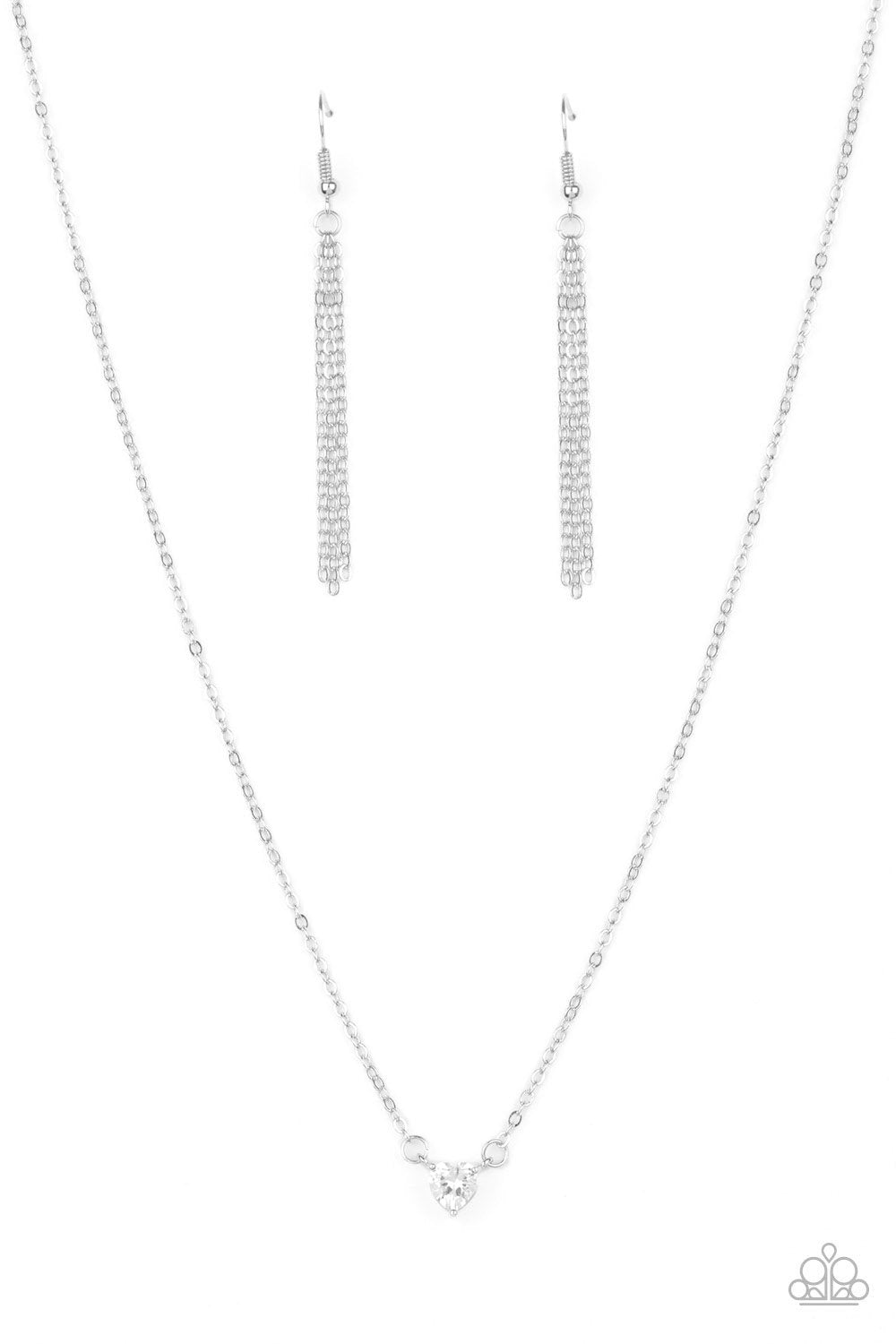 Heartbeat Bling - White freeshipping - Sassy Sparkles $5 Jewelry