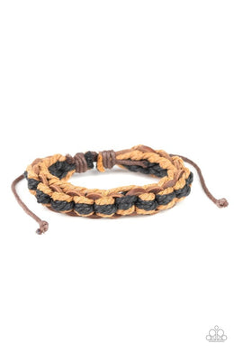 Weave It To Me - Brown - VENDOR _NAME - Sassy Sparkles $5 Jewelry