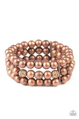 Paparazzi Trail Treasure - Copper - VENDOR _NAME - Sassy Sparkles $5 Jewelry