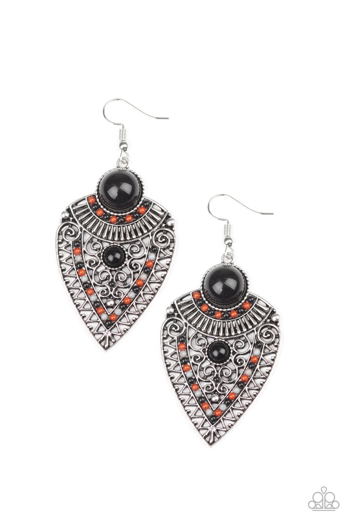 Paparazzi Tribal Territory - Black - VENDOR _NAME - Sassy Sparkles $5 Jewelry
