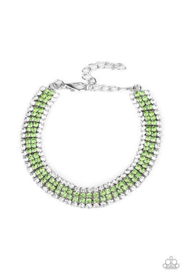Color Me Couture - Green - VENDOR _NAME - Sassy Sparkles $5 Jewelry