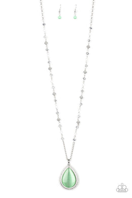 Paparazzi Fashion Flaunt - Green - VENDOR _NAME - Sassy Sparkles $5 Jewelry