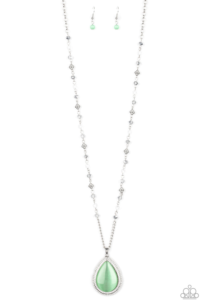 Paparazzi Fashion Flaunt - Green - VENDOR _NAME - Sassy Sparkles $5 Jewelry