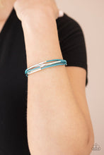 Load image into Gallery viewer, Paparazzi Power Cord - Blue - VENDOR _NAME - Sassy Sparkles $5 Jewelry
