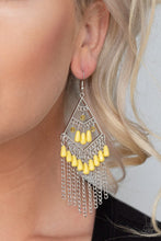 Load image into Gallery viewer, Paparazzi Trending Transcendence - Yellow - VENDOR _NAME - Sassy Sparkles $5 Jewelry
