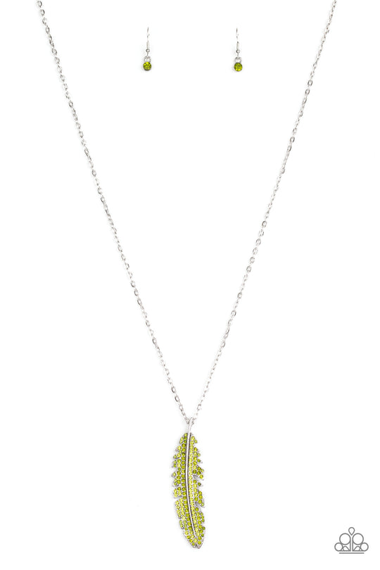 Paparazzi Soaring High - Green - VENDOR _NAME - Sassy Sparkles $5 Jewelry
