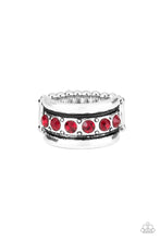 Load image into Gallery viewer, Paparazzi Dauntless Shine - Red - VENDOR _NAME - Sassy Sparkles $5 Jewelry
