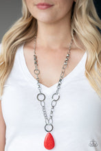 Load image into Gallery viewer, Paparazzi Recycled Refinement- Red - VENDOR _NAME - Sassy Sparkles $5 Jewelry
