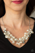 Load image into Gallery viewer, Paparazzi Battle of the Bombshells - White - VENDOR _NAME - Sassy Sparkles $5 Jewelry
