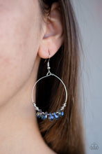 Load image into Gallery viewer, Holographic Hoops - Blue freeshipping - Sassy Sparkles $5 Jewelry
