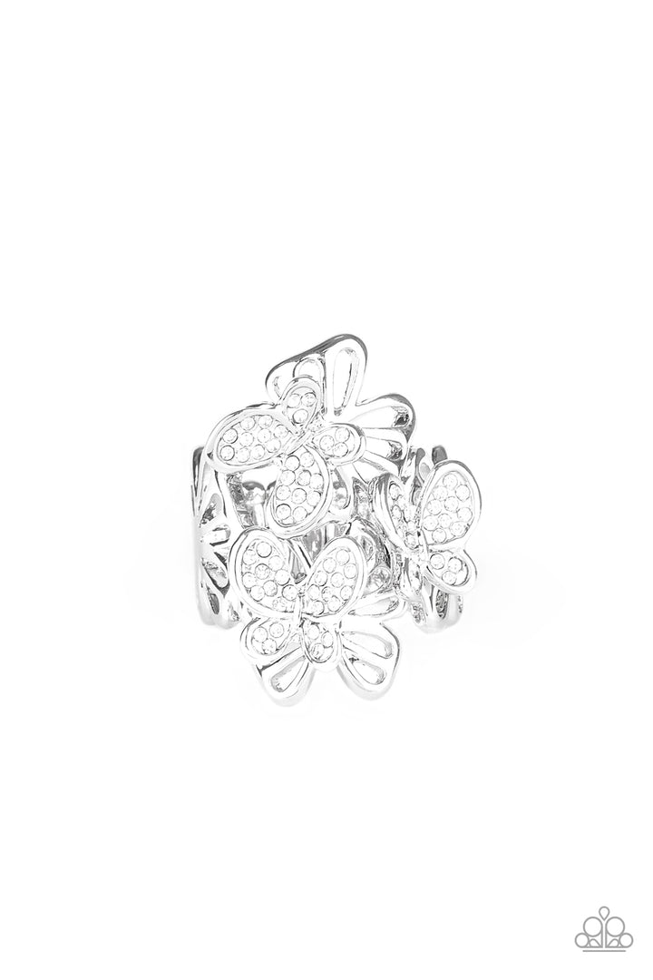Paparazzi Flighty Flutter - White