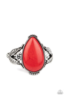 Blooming Oasis - Red - VENDOR _NAME - Sassy Sparkles $5 Jewelry